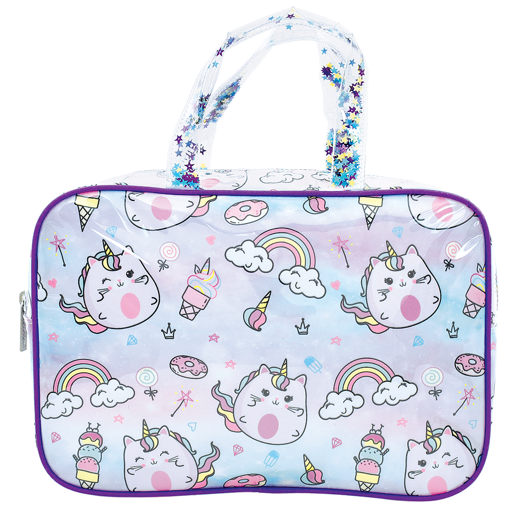 Caticorn Large Cosmetic Bag