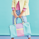 Color Block Duffel Bag