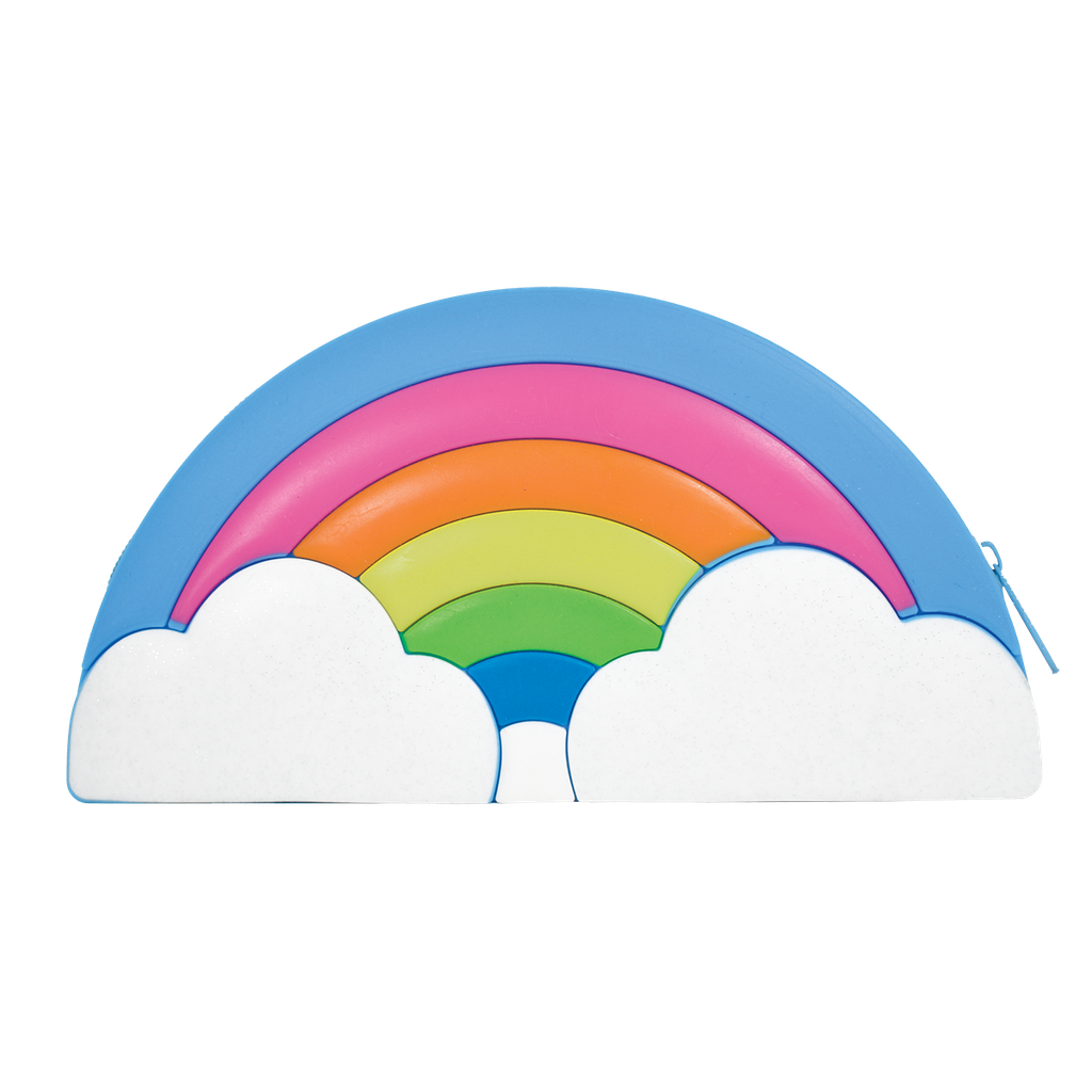 Rainbow Silicone Cosmetic Bag