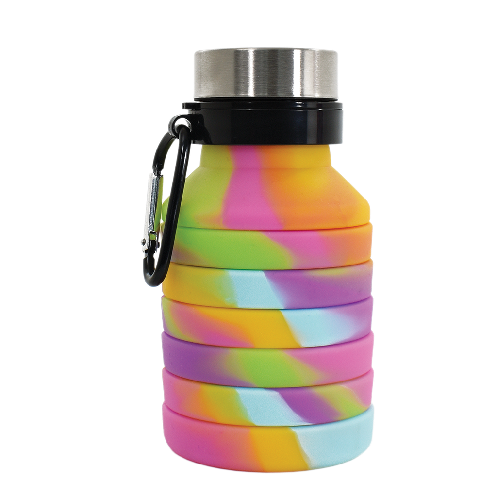 [870-135] Tie Dye Collapsible Water Bottle