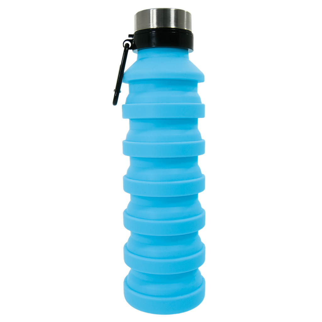 Light Blue Collapsible Water Bottle