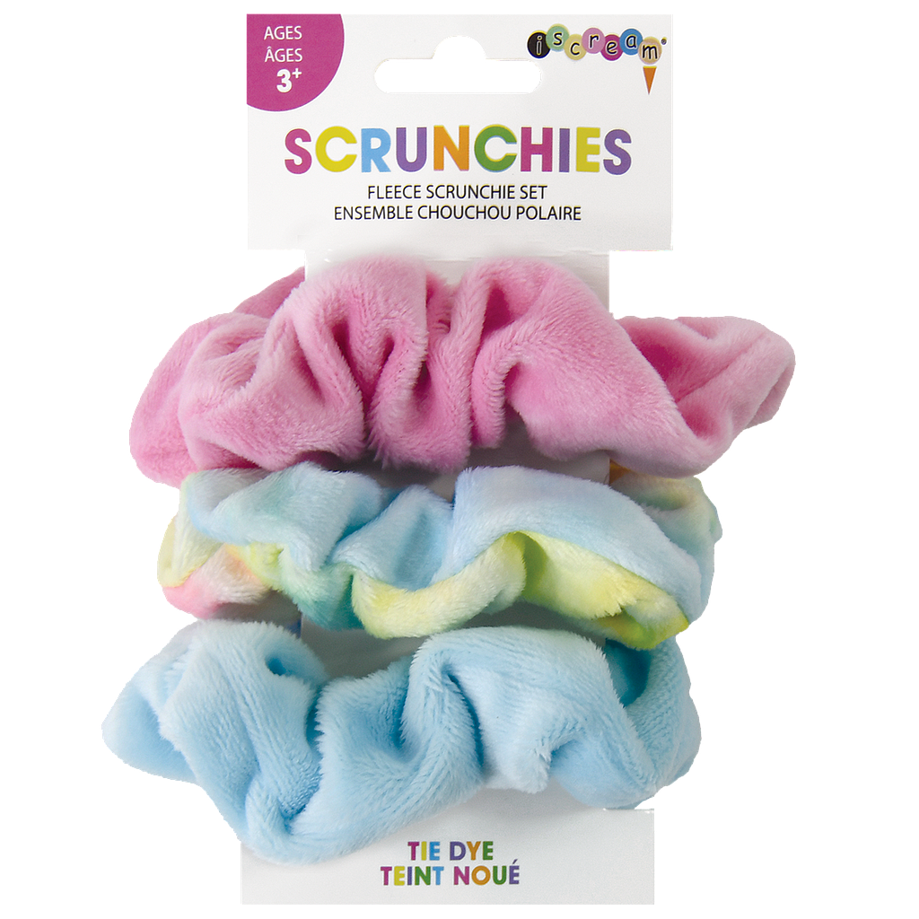 Pastel Tie Dye Scrunchie Set