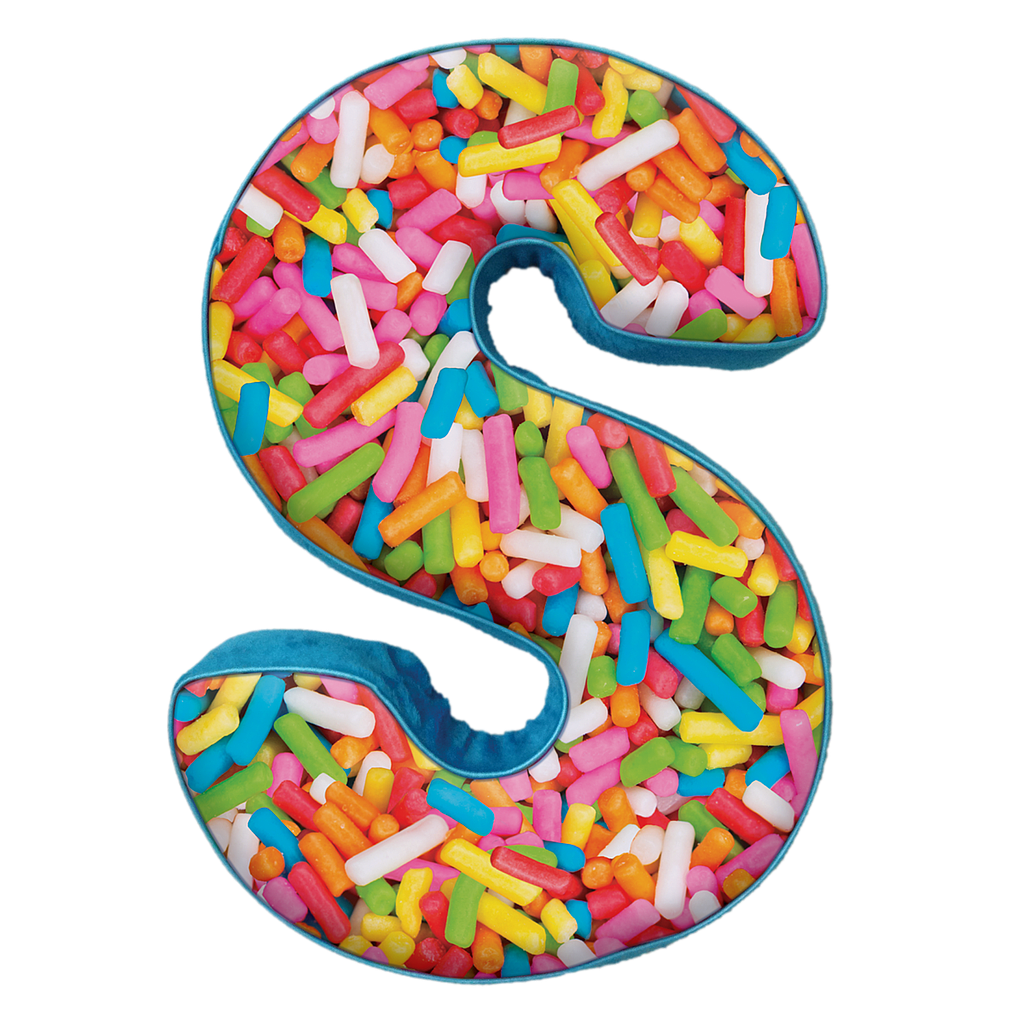 S Initial Microbead Pillow