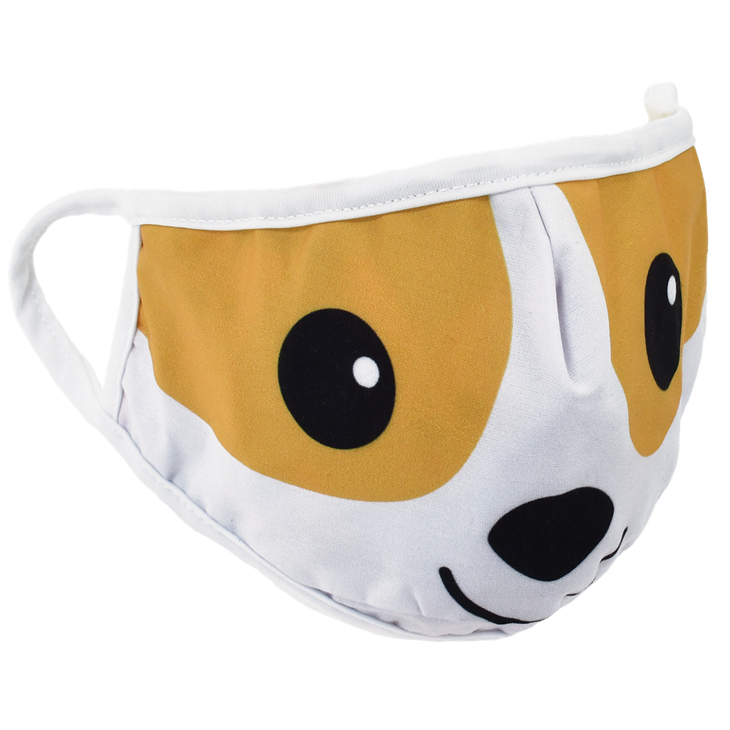 Corgi Reversible Face Mask