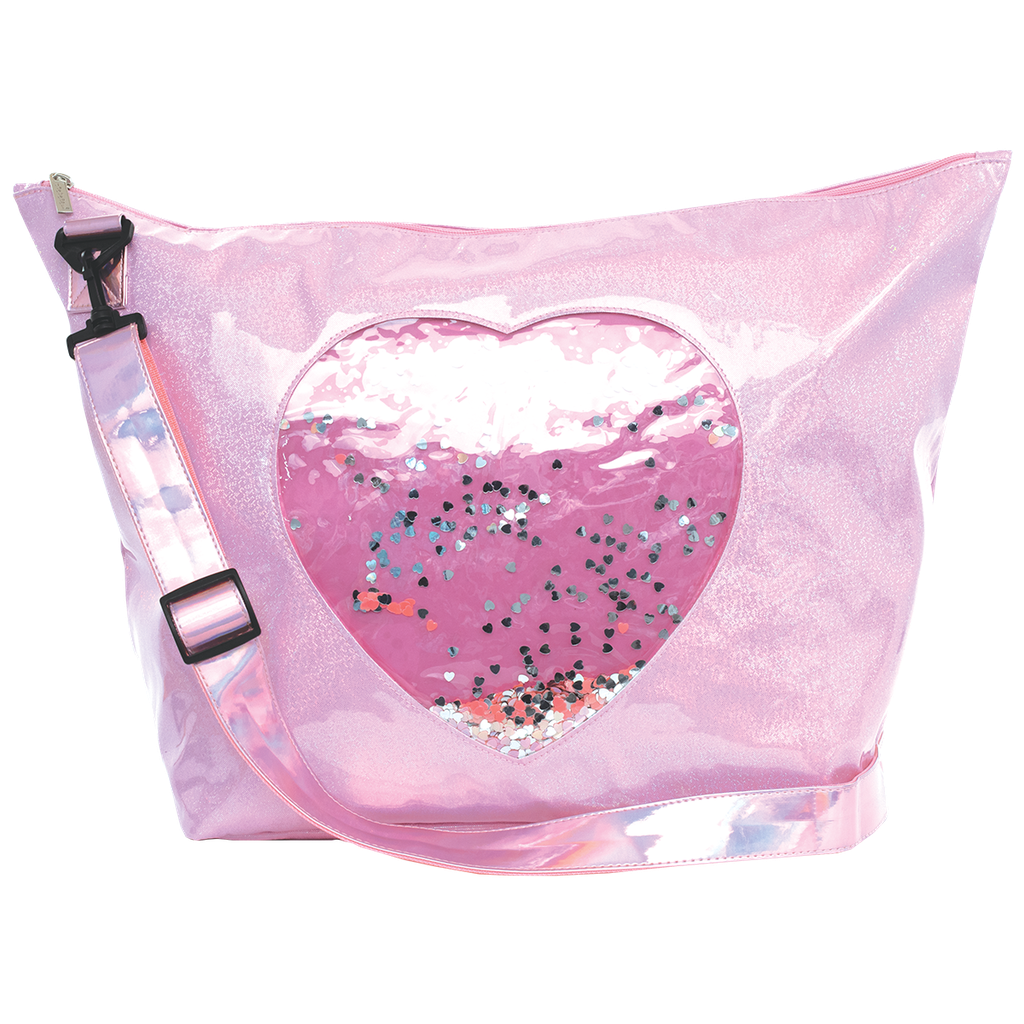 Heart Confetti Weekender Bag