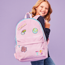 Lavender Corduroy Backpack