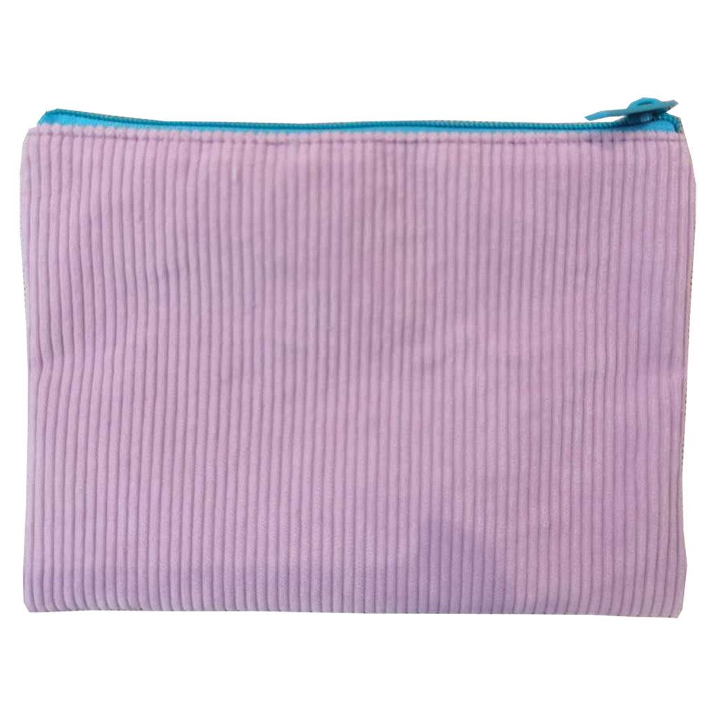 Lavender Corduroy Pencil Case