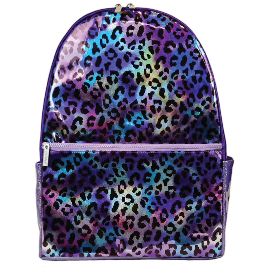 Leopard Iridescent Backpack