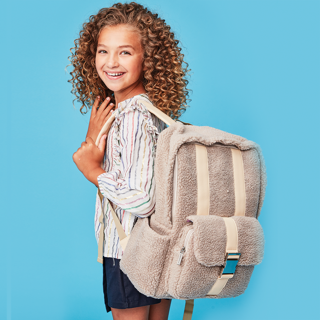 Tan Sherpa Backpack