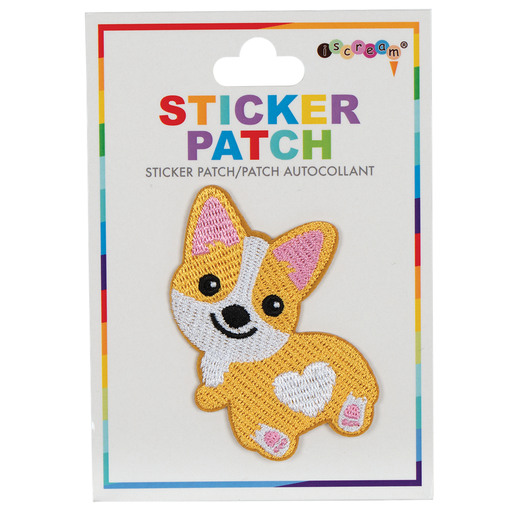 Corgi Embroidered Sticker Patch