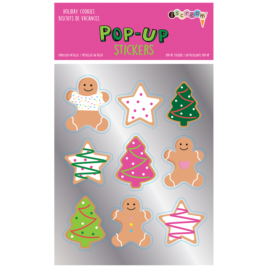 Holiday Cookies Pop-Up Stickers