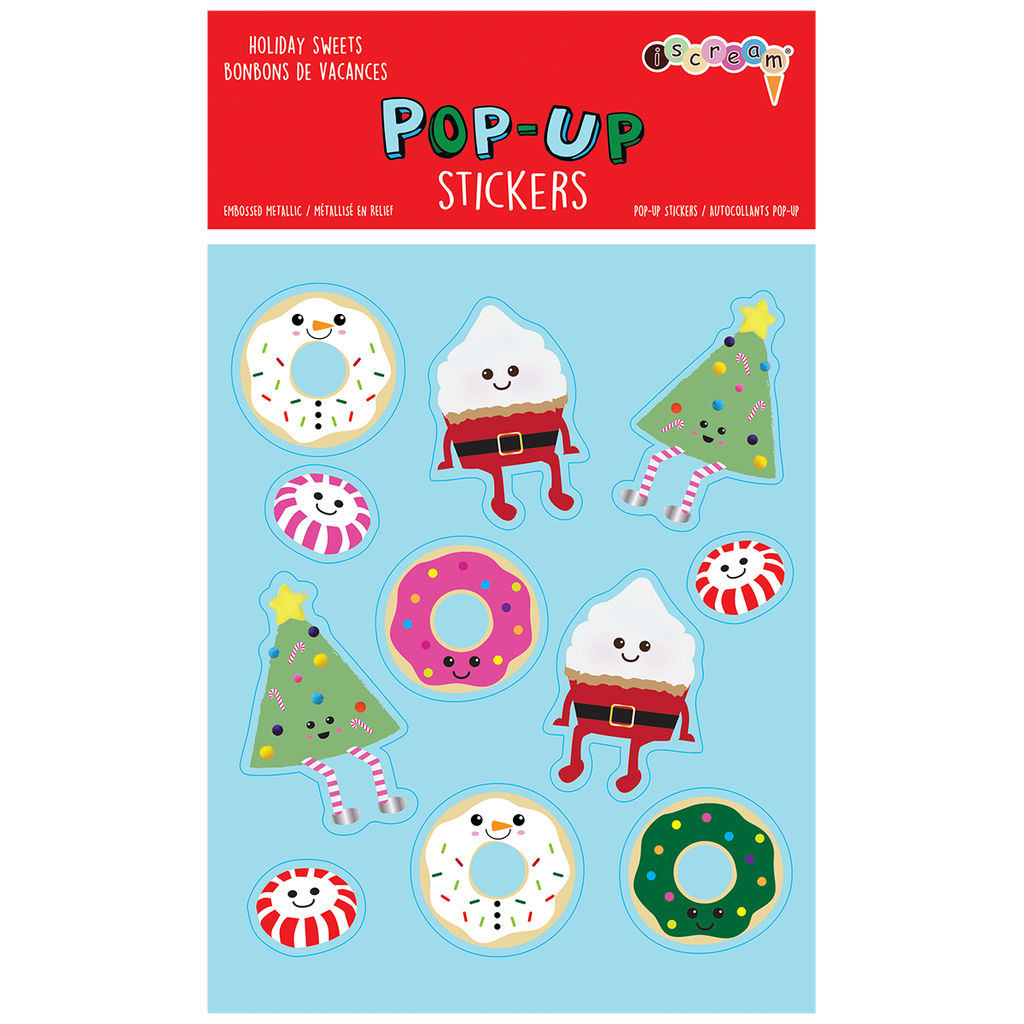 Holiday Sweets Pop-Up Stickers