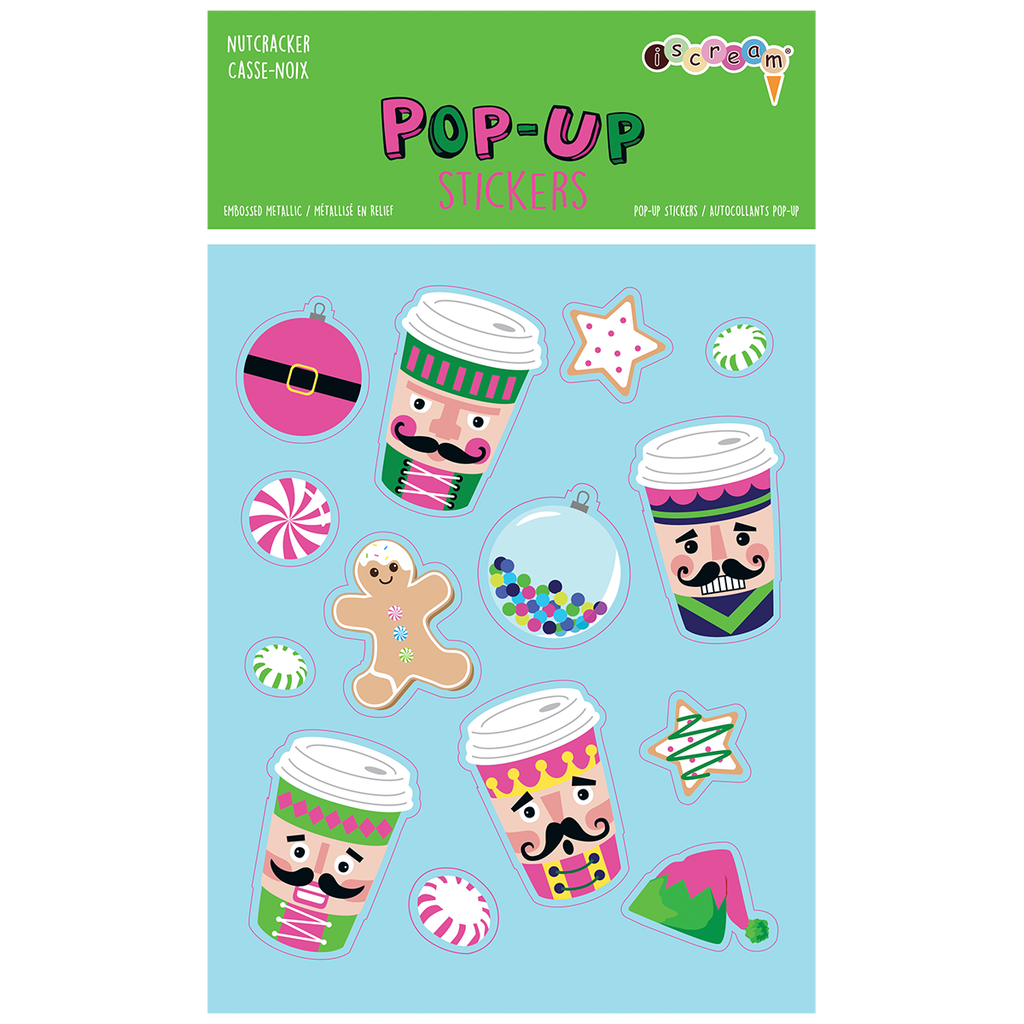 Nutcracker Pop-Up Stickers