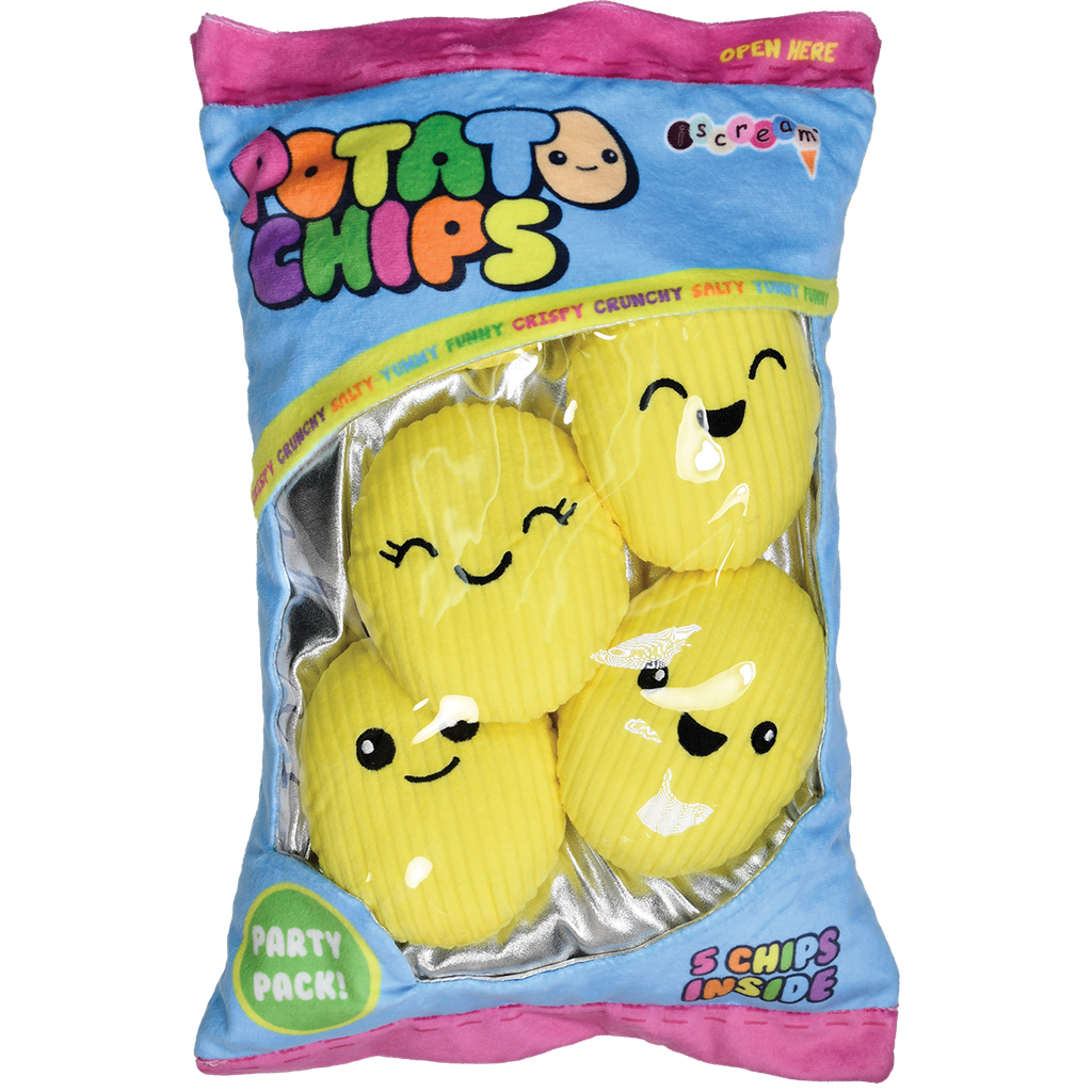 [780-1677] Potato Chips Packaging Fleece Plush
