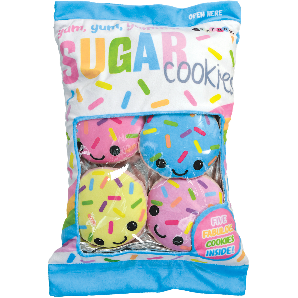 [780-1681] Cookie Time Packaging Fleece Plush
