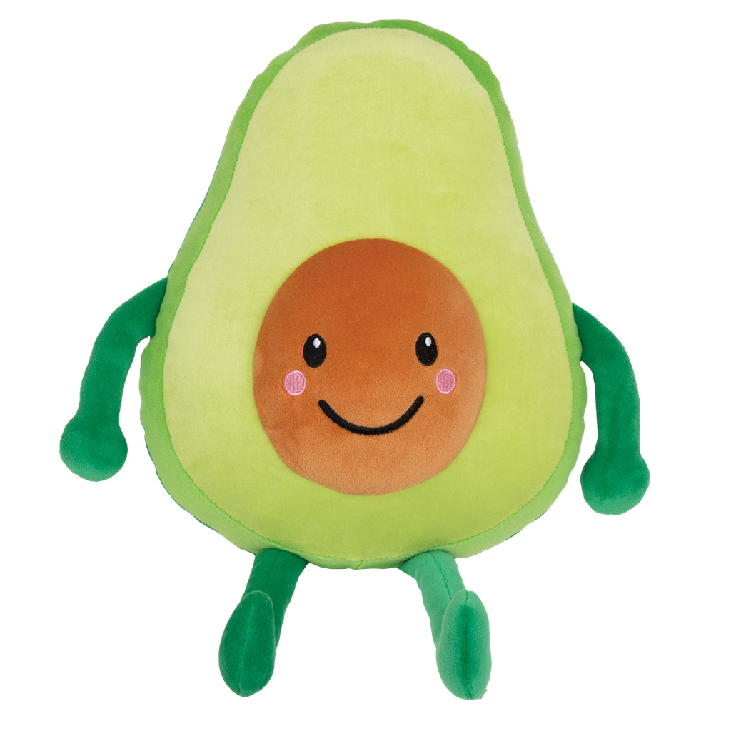 [780-1853] Smiling Avocado Fleece Plush