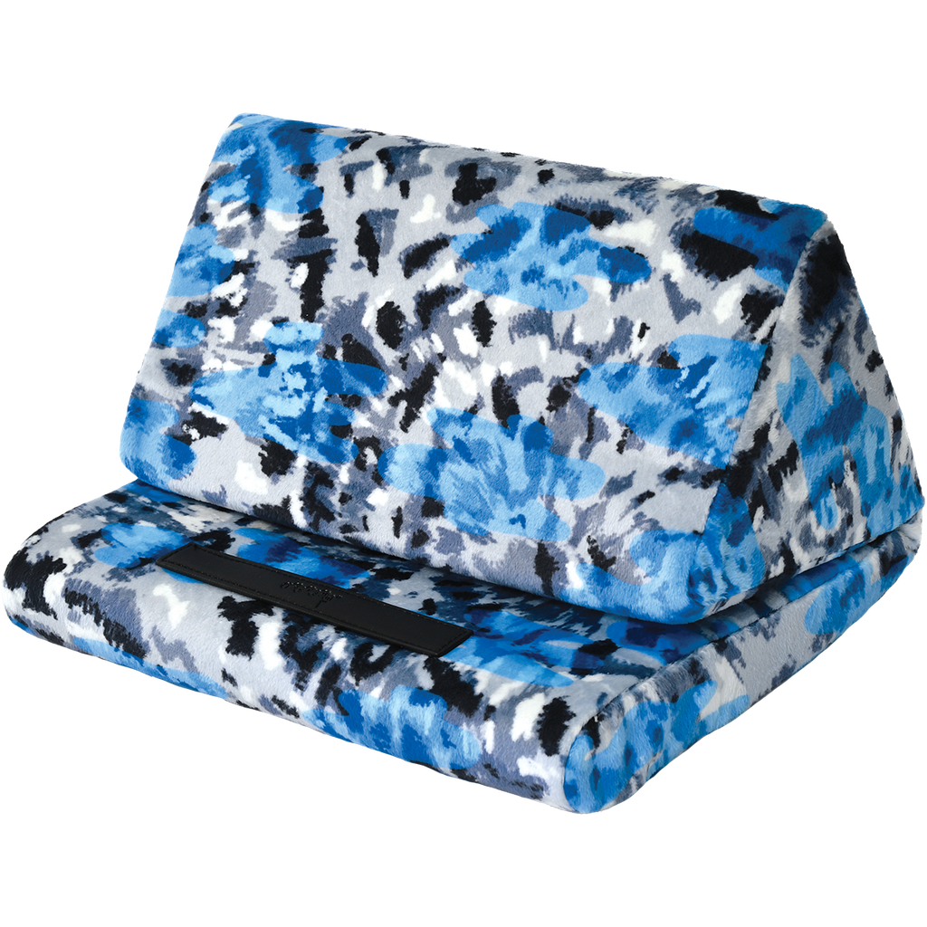 Blue Tie Dye Tablet Pillow