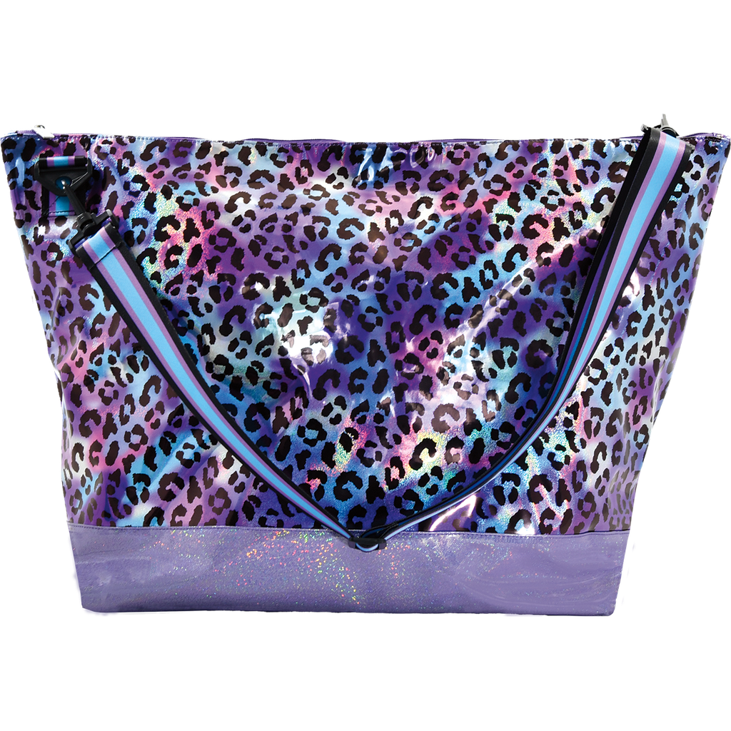 Iridescent Leopard Weekender Bag