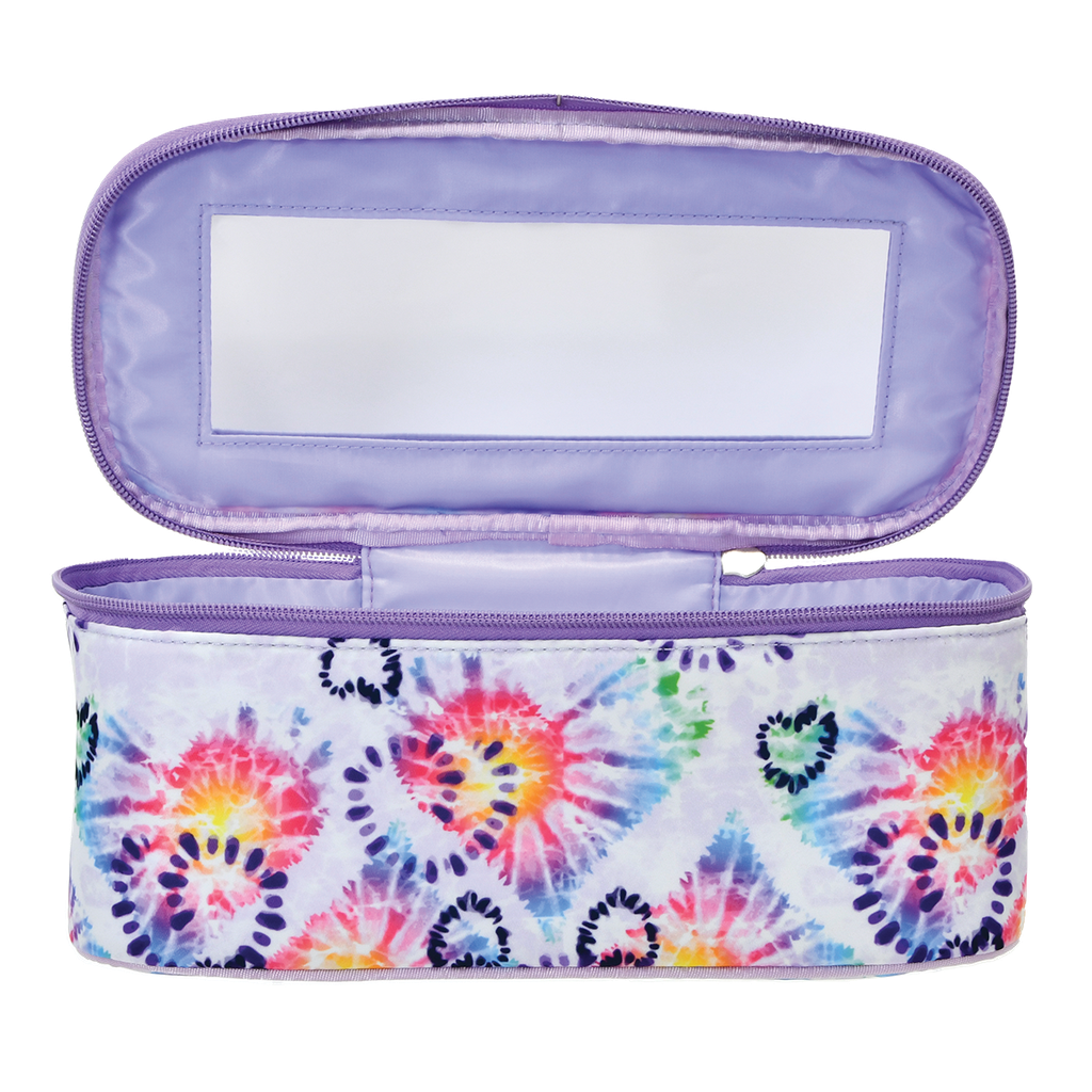 Heart Tie Dye Cosmetic Case