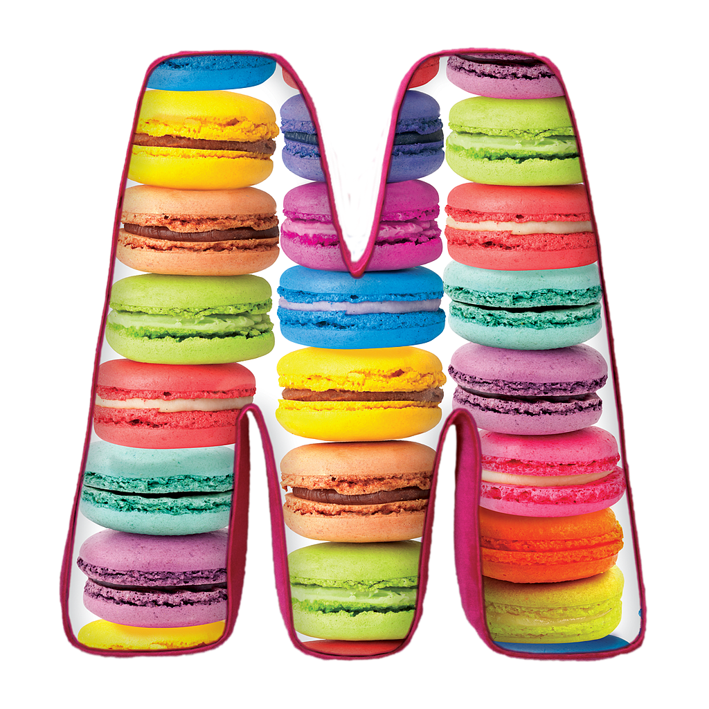 M Initial Microbead Pillow