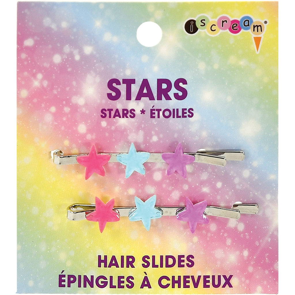 [880-167] Stars Hair Slides