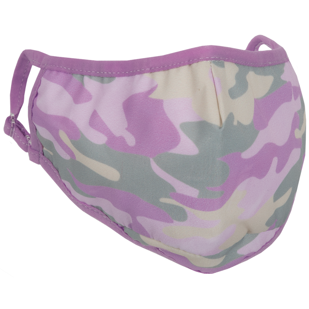 Pink Camo Face Mask