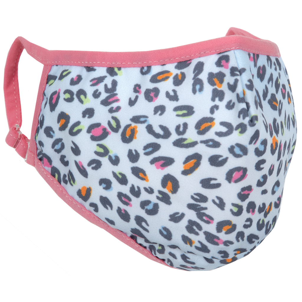 Pastel Leopard Dye Face Mask