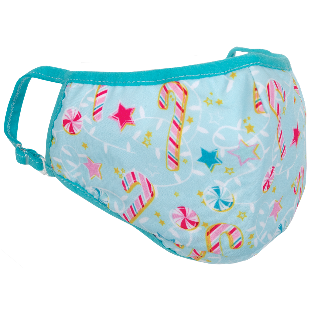 Candy Canes Face Mask