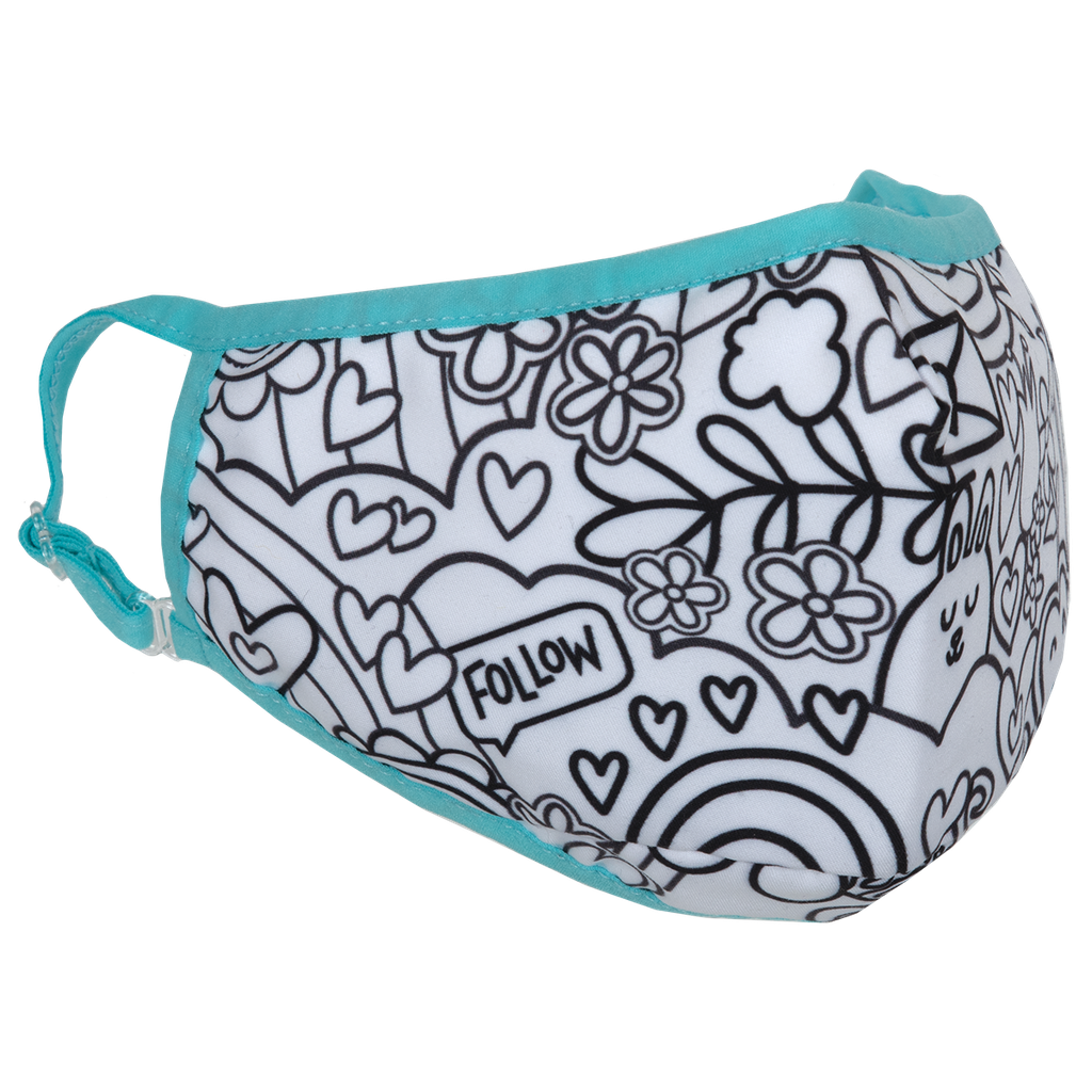 Over the Rainbow Color Me Face Mask