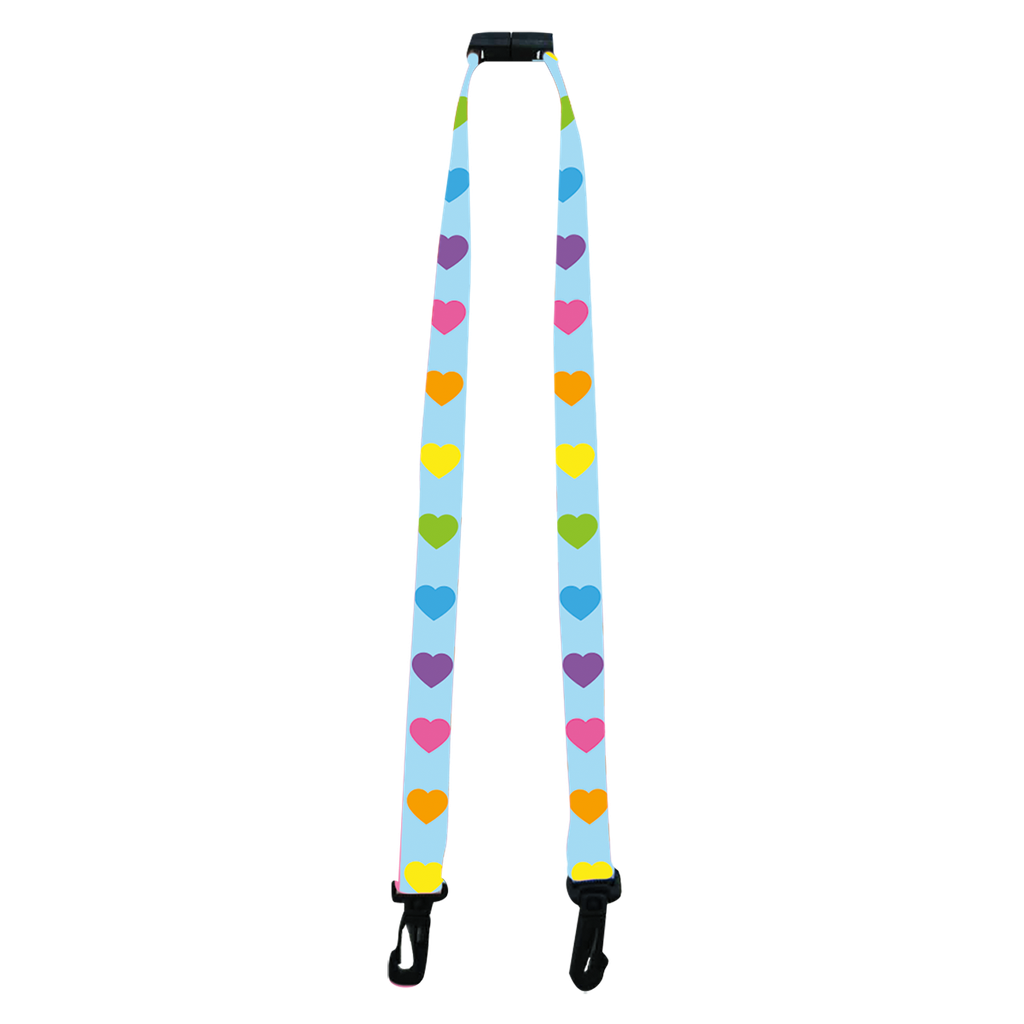 Hearts Face Mask Lanyard