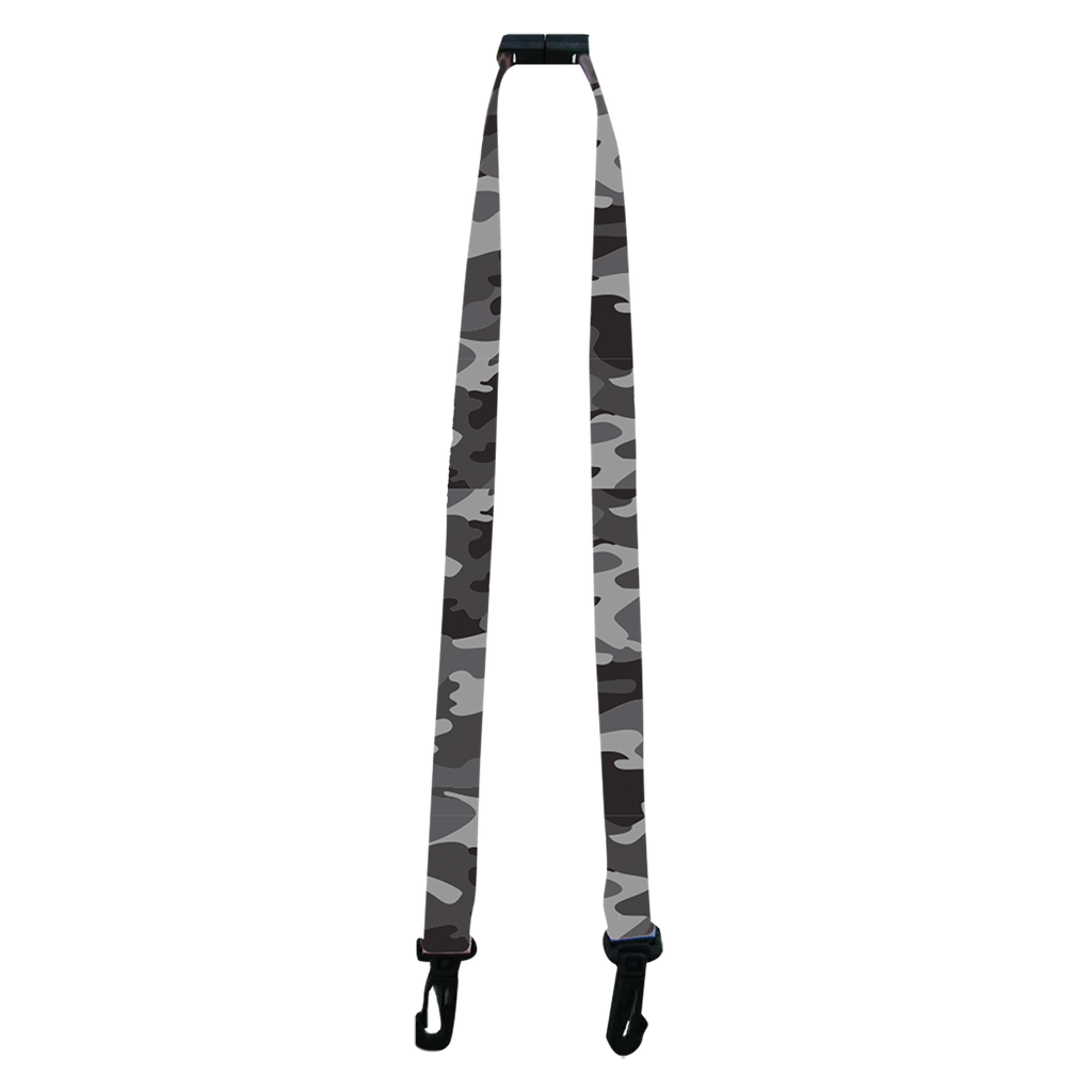 Black Camo Face Mask Lanyard