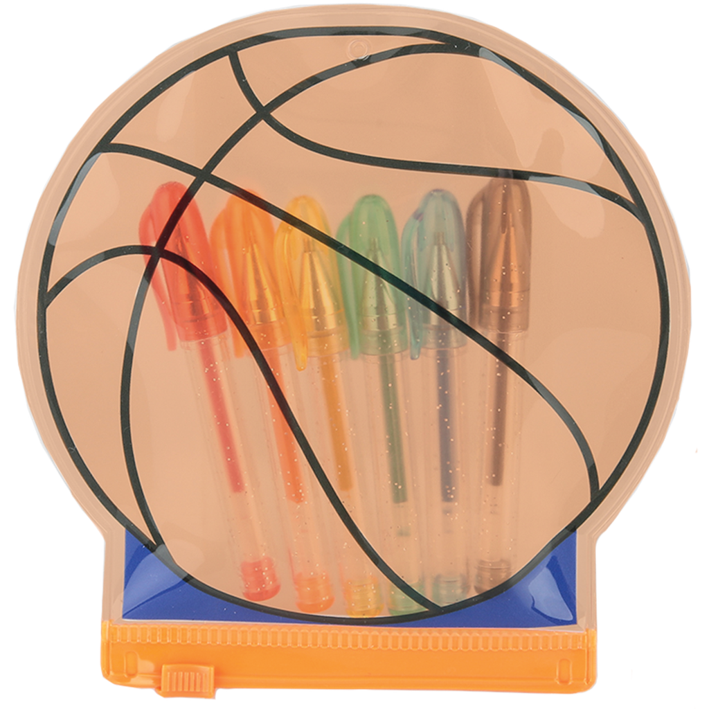 [710-113] Basketball Mini Gel Pen Set