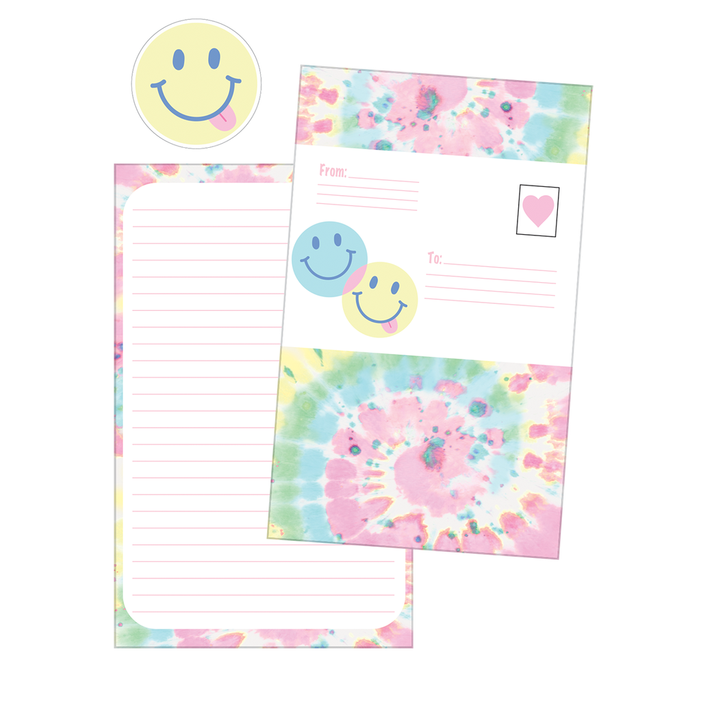 Swirl Tie Dye Foldover Cards
