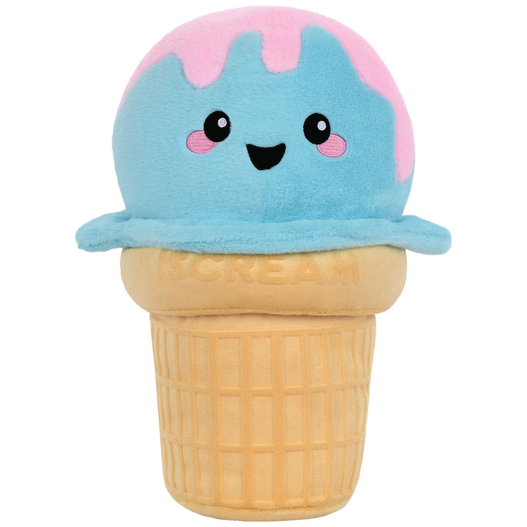 [780-1869] Ice Cream Cone Vanilla Scented Embossed Plush