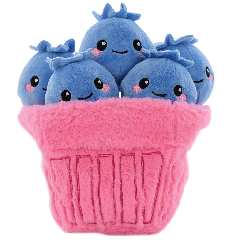 Berry Blueberries Furry and Fleece Plush