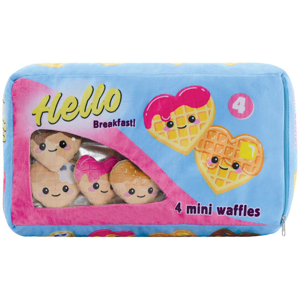 Waffle Time Packaging Fleece Plush