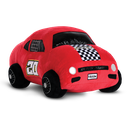 Red Race Car Fleece and Metallic Pillow