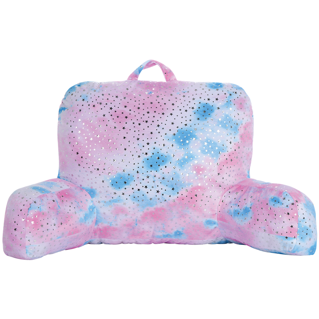 Silver Star Tie Dye Lounge Pillow