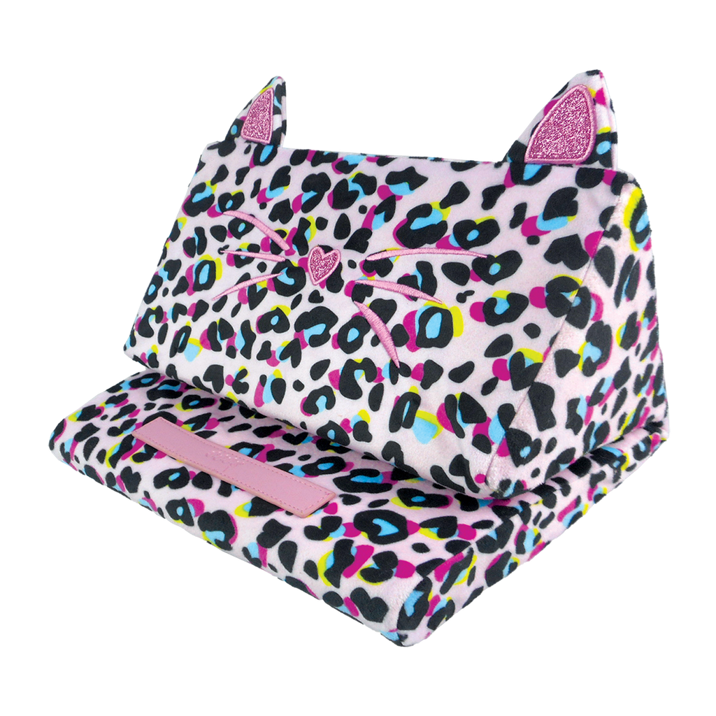 Pink Leopard Tablet Pillow