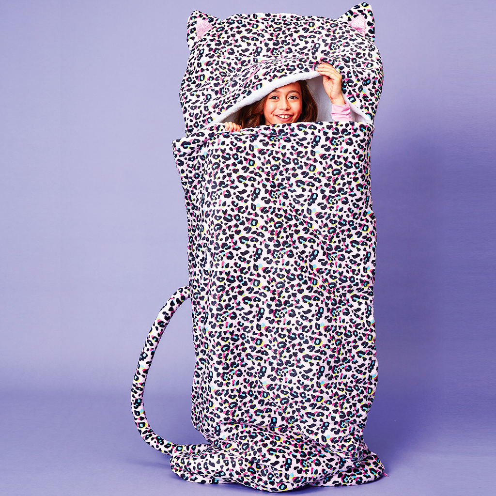 Pink Leopard Sleeping Bag