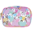 Pastel Hearts Clear Cosmetic Bag