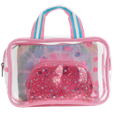 Swirl Tie Dye Cosmetic Bag Trio