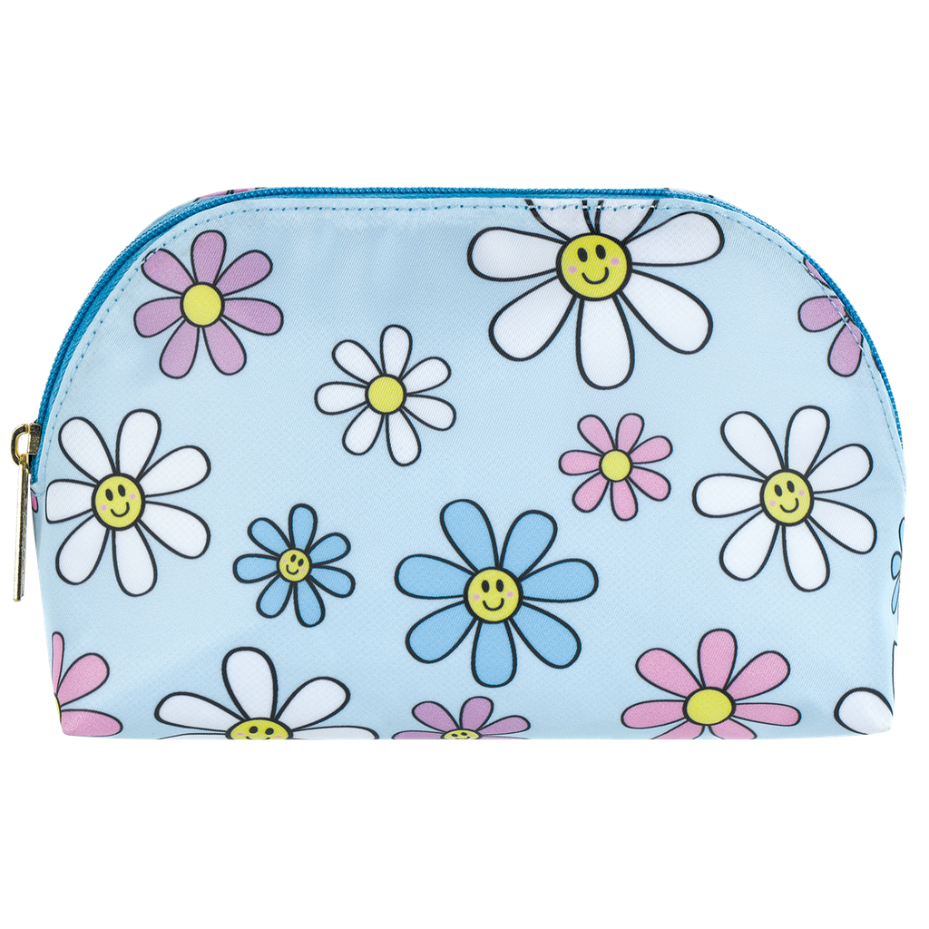 Daisies Oval Cosmetic Bag