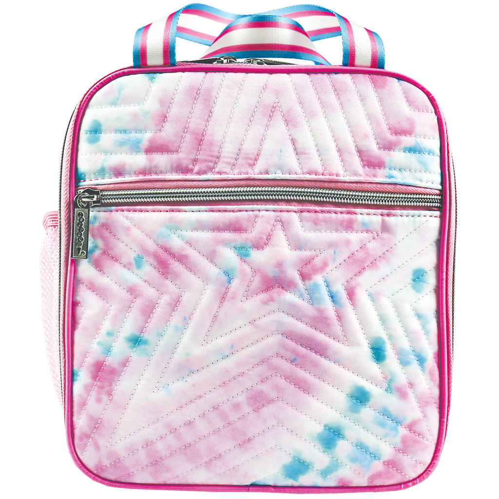 Silver Star Tie Dye Quilted Lunch Tote