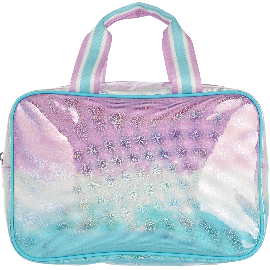 Ombre Sparkly Large Cosmetic Bag