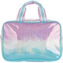 Ombre Sparkly Large Cosmetic Bag