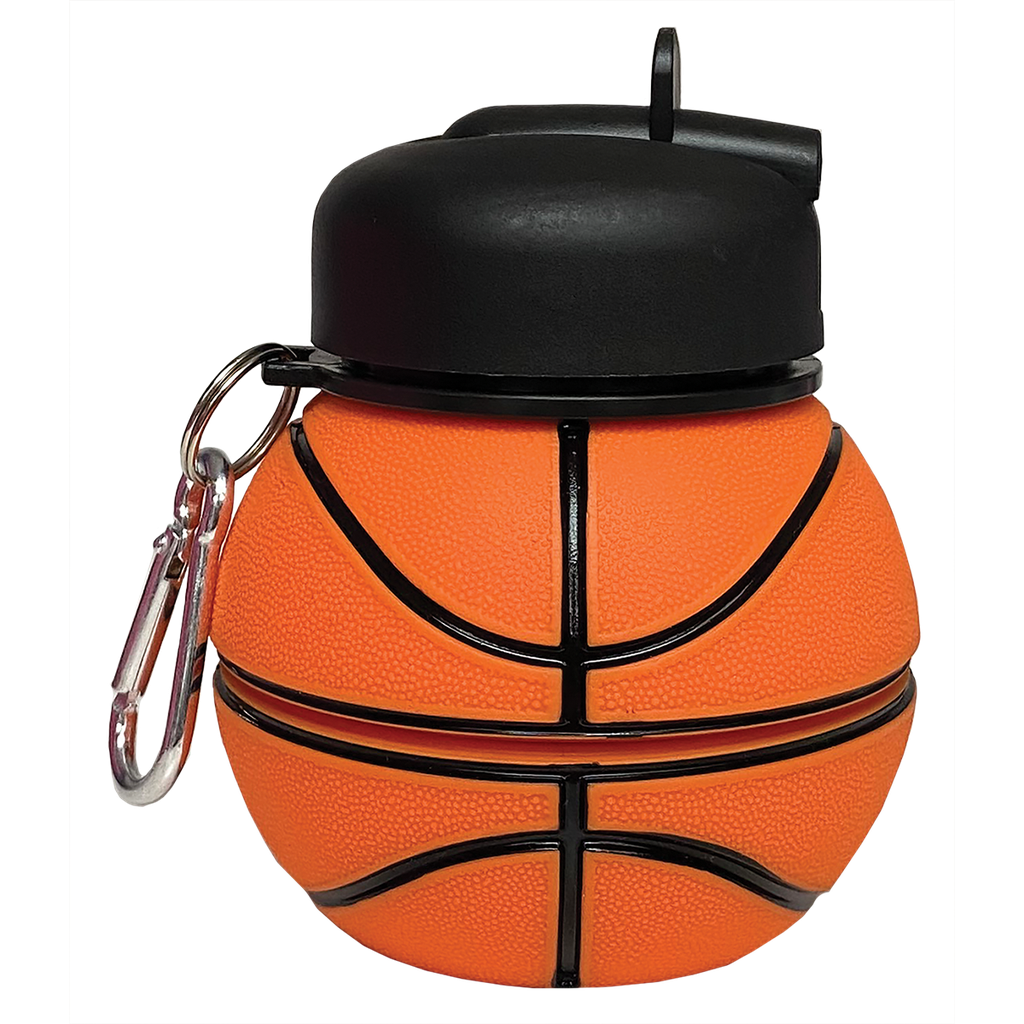 [870-163] Basketball Collapsible Water Bottle