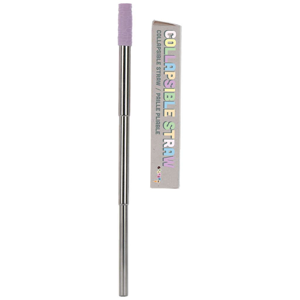 [870-177] Collapsible Purple Straw