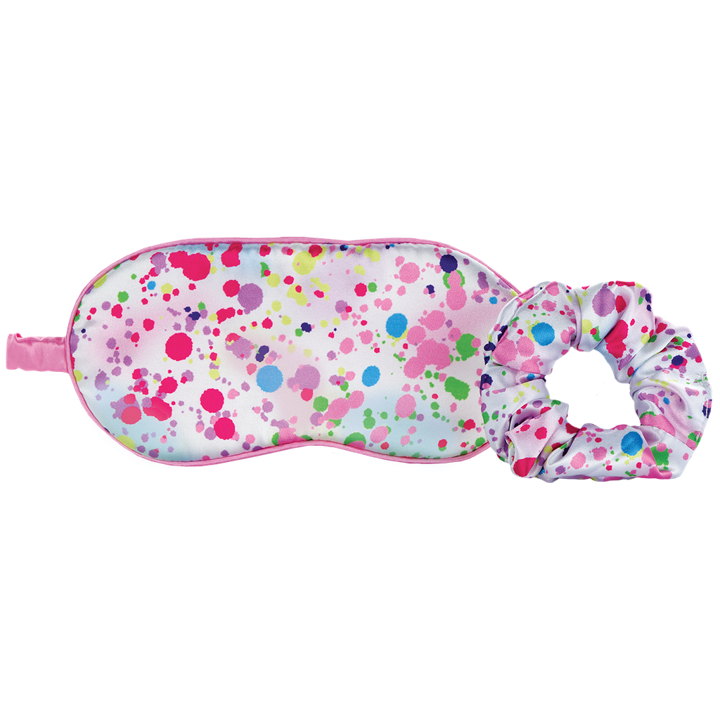 Confetti Eye Mask and Scrunchie Set