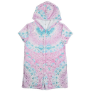 Silver Star Tie Dye Plush Romper